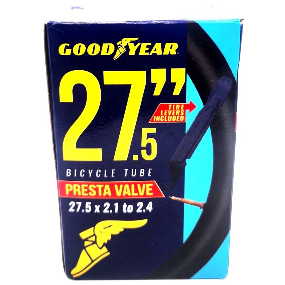 Goodyear 27.5 x 2.1-2.4 Presta Valve Bicycle Tube 1-Pack New